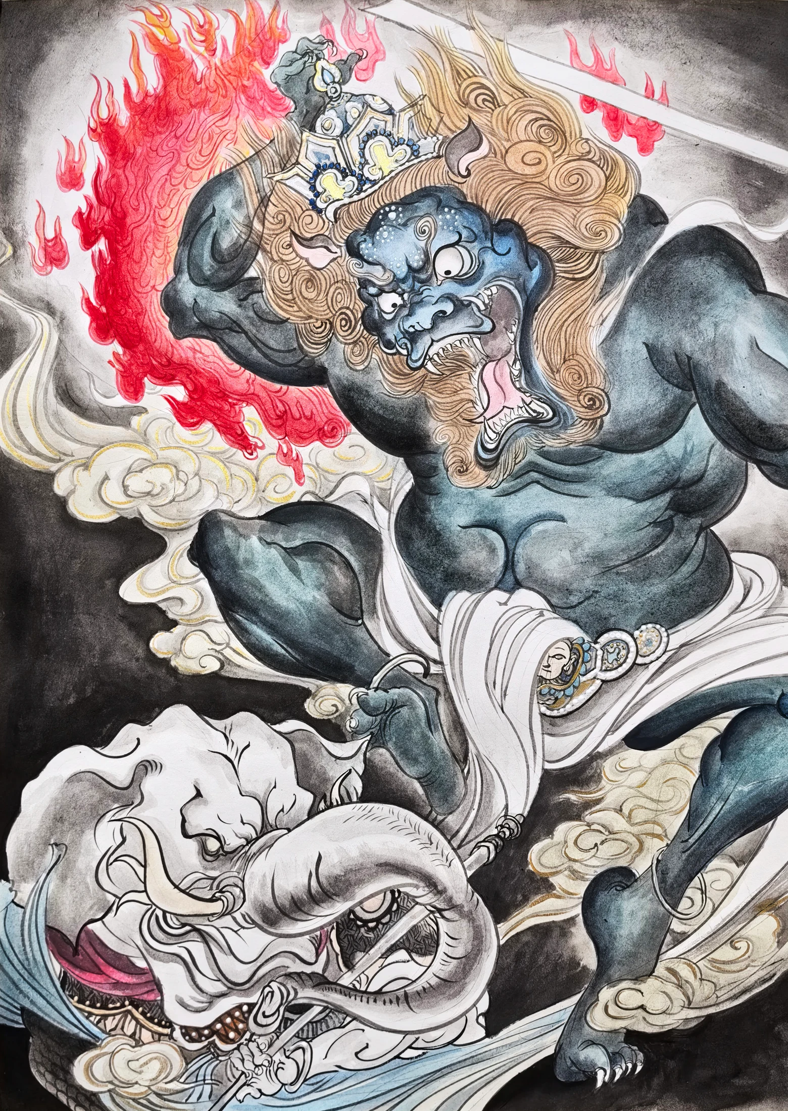 狮驼岭·青狮与白象 — Lion Camel Ridge · The Azure Lion and White Elephant